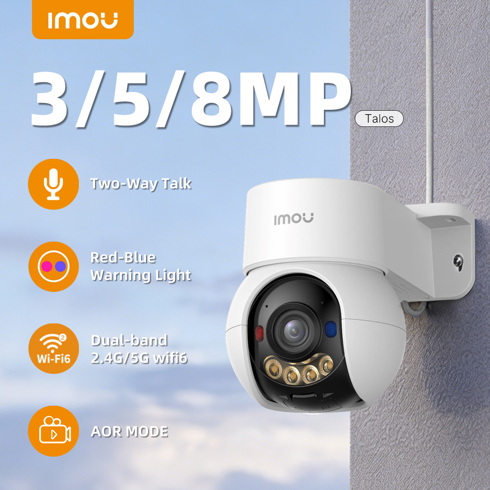 Eufy Camera E220 - IMOU Talos 3/5/8MP 2K/3K/4K Tweerichtingsgesprek AOR-modus