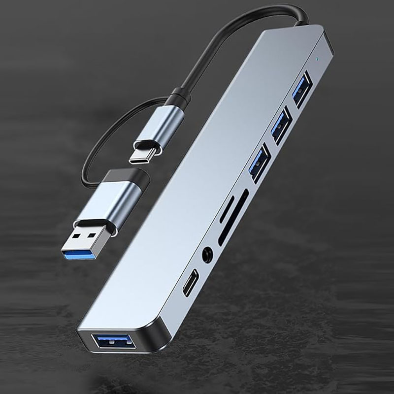 Home Assistant Sd - USB-C Hub USB Splitter 8-in-1 USB