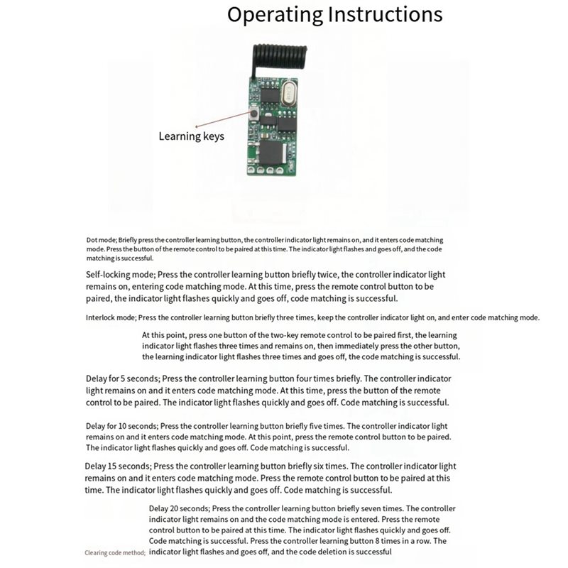 B04B-Voor RF-schakelcontroller - 433Mhz Receiver Module recensie en prijs