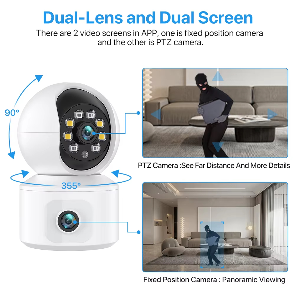 6MP ICSEE WiFi IP-camera Dubbe - Eufy Camera E220 recensie en prijs