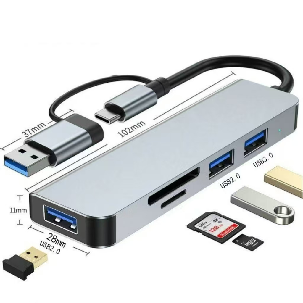 USB-C Hub USB Splitter 8-in-1  - Home Assistant Sd recensie en prijs
